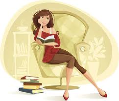 Brown Haired Girl Reading